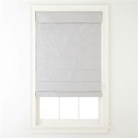 Cordless Fabric Roman Shade Light Gray 35x64 - Walmart.com - Walmart