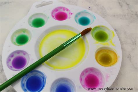 Homemade Watercolor Paint Recipe Messy Little Monster