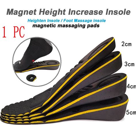 Buy Cm Height Increase Insoles Breathable Heighten Heel Insert