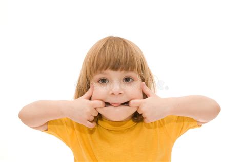 Funny Face Stock Image Image Of Making Cheeky Adorable 4112241