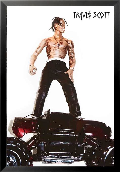 Framed Travis Scott Rodeo 2015 Album 36x24 Music Art Print Poster Ebay