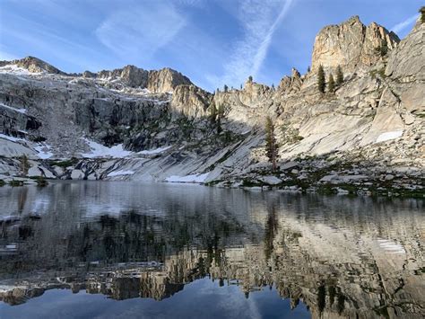 Pear Lake Looking South Across The Lake At Sunrise