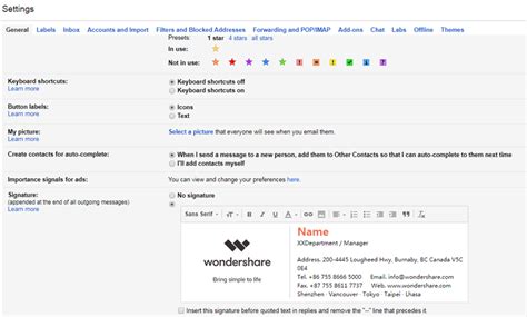 Comment Insérer Une Signature Html Dans Gmail