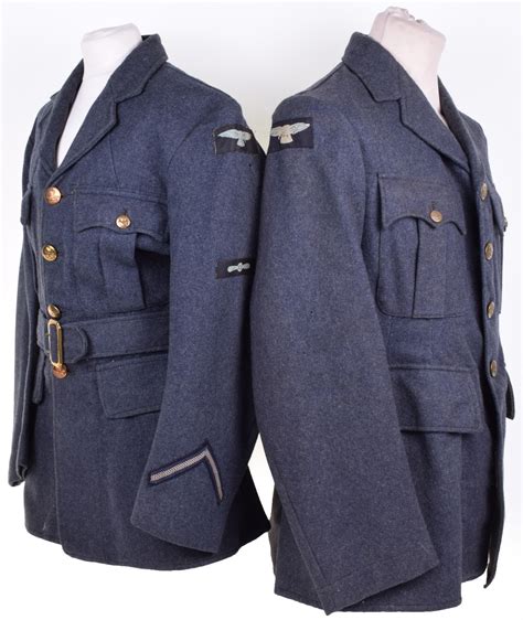 Ww2 Royal Air Force Uniforms Consisting Of Other Ranks Wool Four