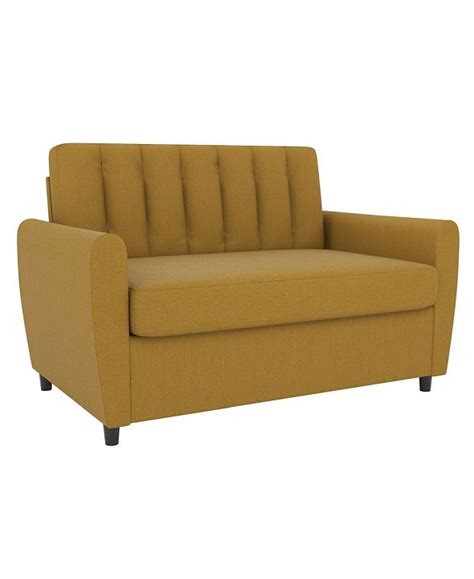 Novogratz Collection Novogratz Brittany Sleeper Sofa With Certipur Us Certified Memory Foam