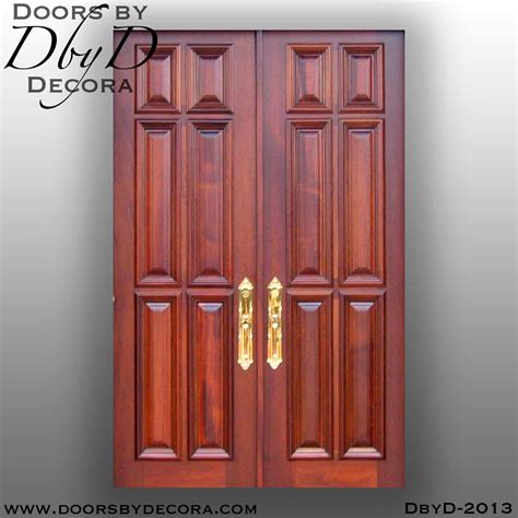 Custom Solid Door 6 Panel Doors Wood Exterior Entry Doors By Decora