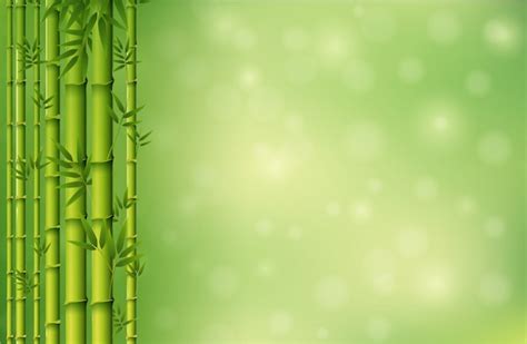 Premium Vector A Green Bamboo Wallpaper