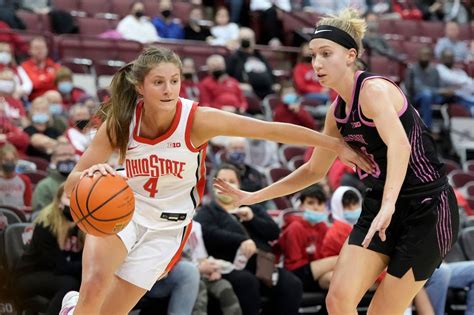 Ohio State Women’s Basketball Players Jacy Sheldon Taylor Mikesell Named First Team All Big Ten