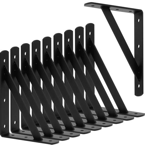 Buy Connoo 10 Pack L8 X H 6 Heavy Duty Shelf Triangle Brackets Thickness Metal Shelves