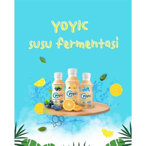 Jual Yoyic Minuman Susu Fermentasi Original Blueberry Orangejeruk 130 Ml Shopee Indonesia