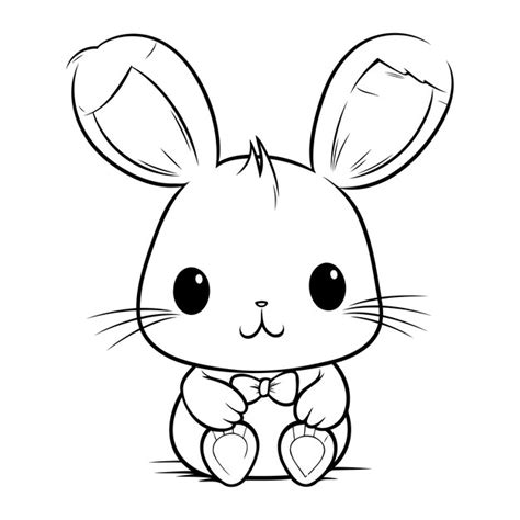 Premium Vector Cute Little Rabbit Cartoon Vector Illustration Graphic