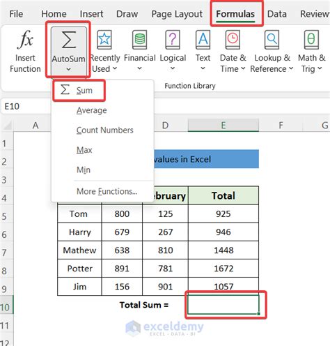 Formula For Addition Subtraction Multiplication And Division In Excel
