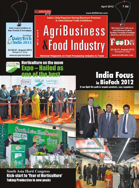 Agribusiness And Food Industry By Media Today Pvt Ltd Issuu