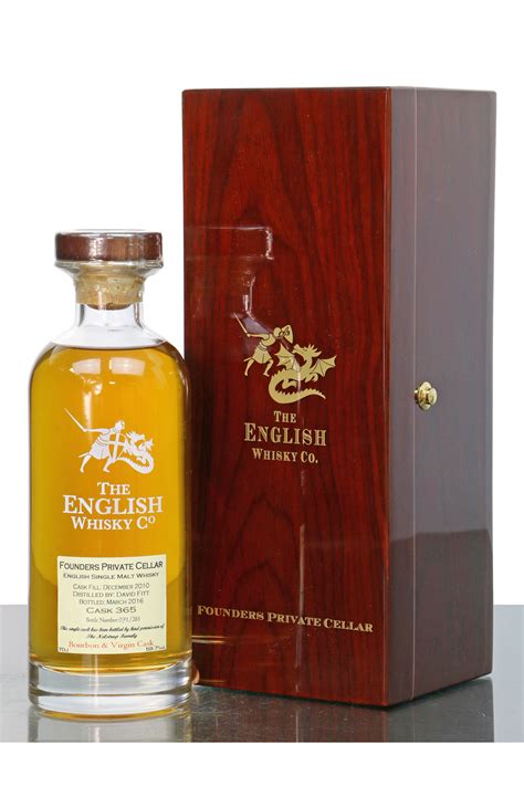 English Whisky Company 2010 2016 Founders Private Cellar Cask No365