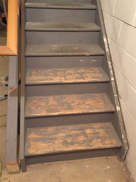 Staircase Remodel Diy Basement Stair Transformation — Revival Woodworks