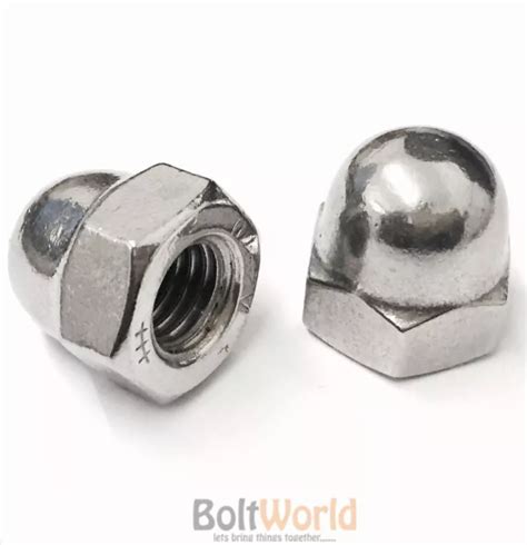 M3 M4 M5 M6 M8 M10 M12 M14 M16 M18 M20 Stainless Steel A2 Dome Head Cup Nuts Nut £320 Picclick Uk