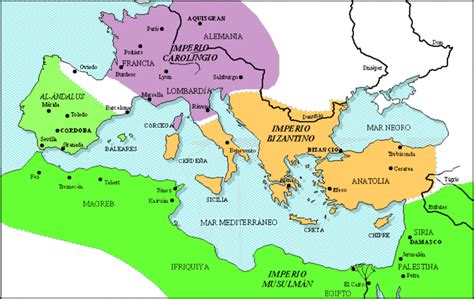 Tema 1 El Imperio Bizantino Y El Imperio Carolingio Materiales Para