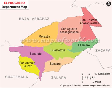 Nuevo Progreso Mexico Map