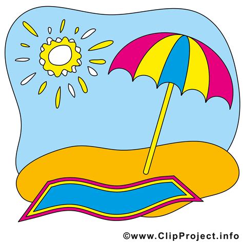 L'été suit le printemps et précède l'automne. Parasol clip art à télécharger - Été gratuite - Été dessin ...