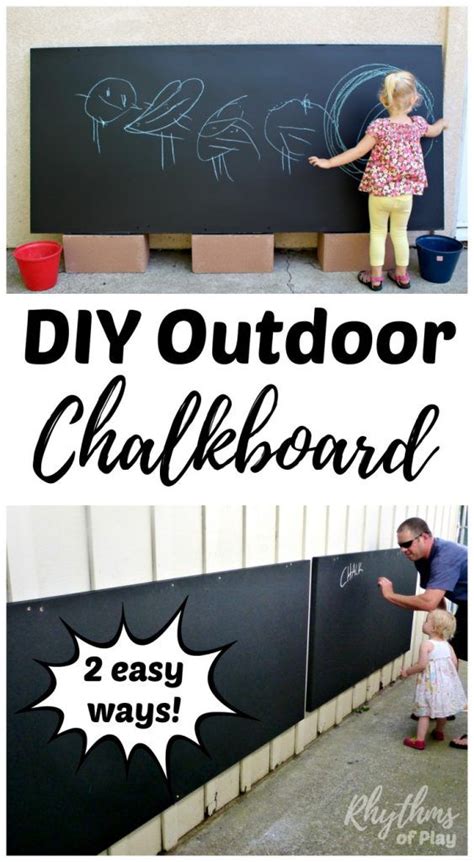 Diy Outdoor Chalkboard For Backyards And Patios Artofit