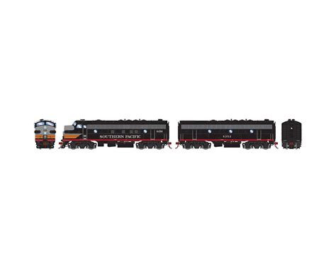 athearn ho fp7a f7b w dcc and sound sp passenger 6456 8302 [athg22837] amain hobbies