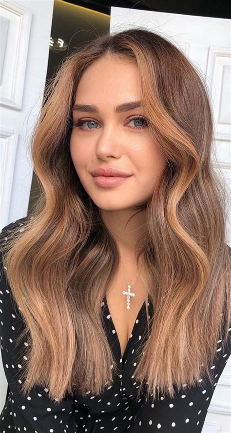 Ideas For Brown Hair Pleasing Highlights Subtle Highlighting Balayage