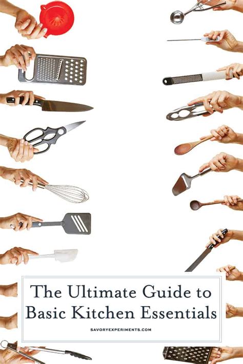 20 Basic Kitchen Essentials Tools That Every Home Cook Should Have