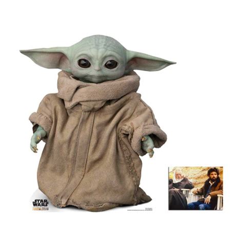 The Child Grogu Baby Yoda Official Mandalorian Cardboard Cutout
