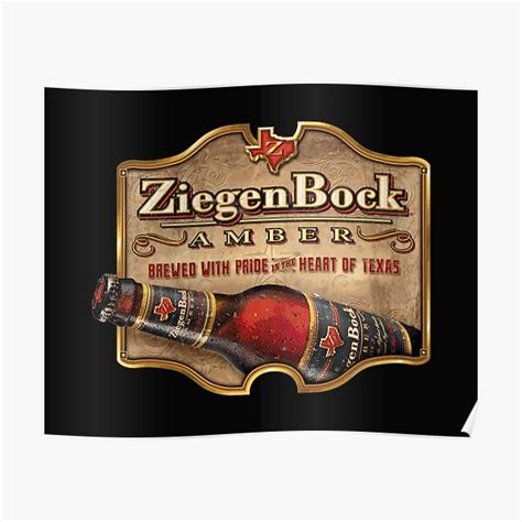 Póster Copia De Los Logotipos De Classic Retro Brewery Ziegenbock De