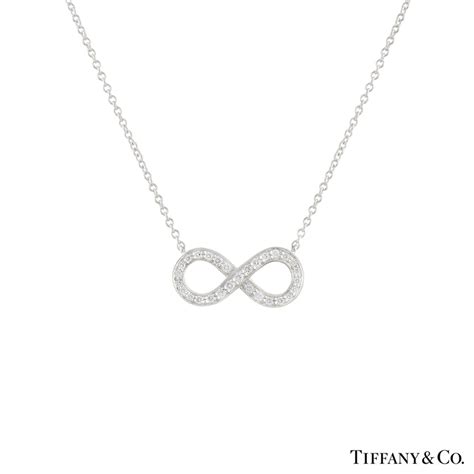 Tiffany And Co Platinum Diamond Infinity Pendant Rich Diamonds