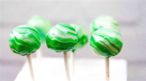 How To Make Cake Pops With Marble Swirl Youtube