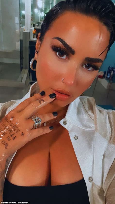 Demi Lovato Gets ANOTHER Tattoo As They Add To Her Collection Of Over Ink Designs Daily