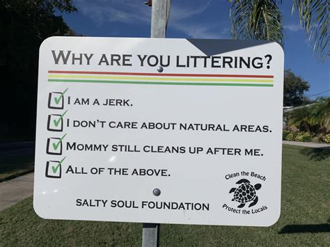 This Might Be The Best Anti Littering Sign Ever Meme Guy