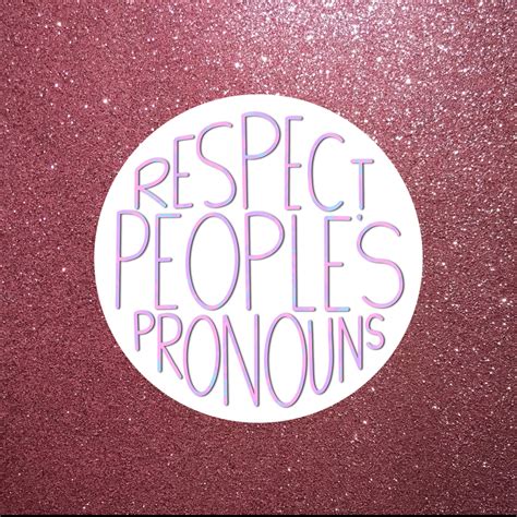 Respect Other People S Pronouns Pansexual Lgbtqia Pride Etsy My XXX Hot Girl