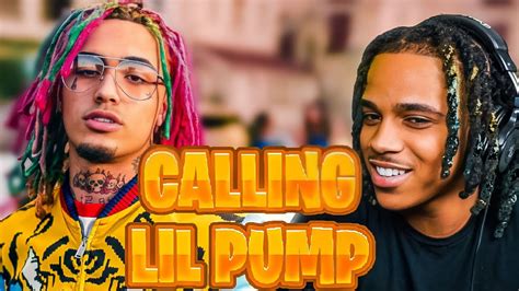 C Blu Calls Lil Pump On Stream Youtube