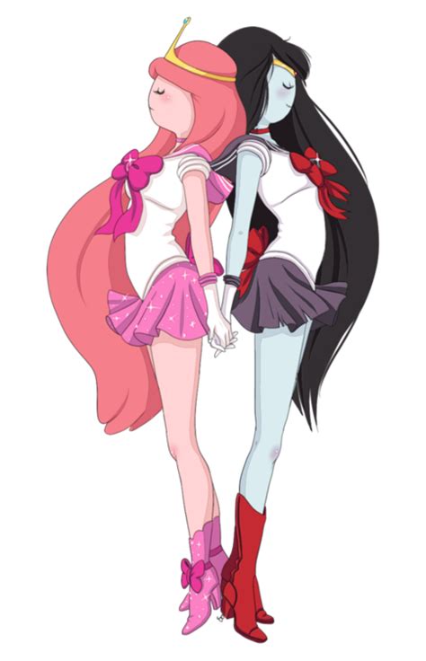 Princess Bubblegum And Marceline As Sailor Senshi ♥ Marceline And Princess Bubblegum Marceline