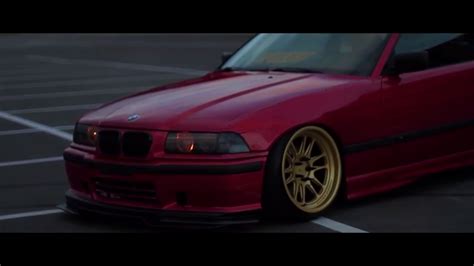 Bmw E36 Old Schoo Candy Apple Red Youtube
