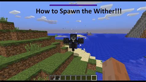 How To Spawn The Wither In Minecraft 111 Youtube