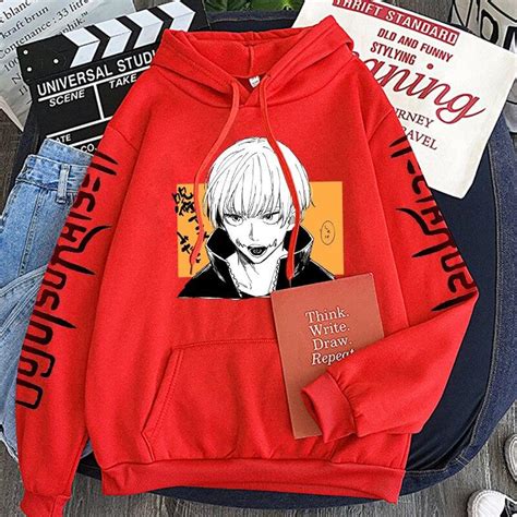 Buy Japanse Anime Jujutsu Kaisen Hoodies Cartoon Toge Inumaki Gedrukt Hoodies Sweatshirts