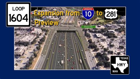 Loop 1604 I 10 To US 281 Expansion Preview YouTube