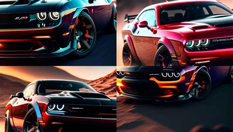 Lexica Highly Detailed 2022 Dodge Challenger Hellcat Redeye Racing In