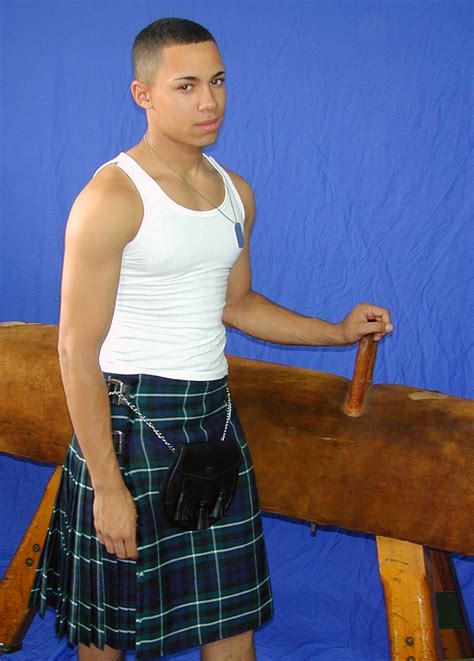 Up With His Kilt Jock Spank Male Spanking