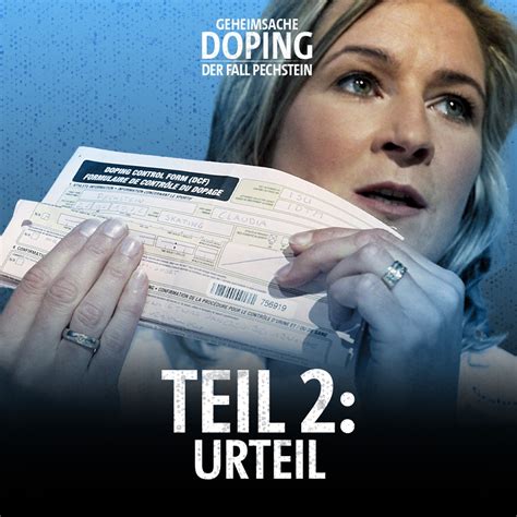 Geheimsache Doping Der Podcast · Der Fall Pechstein 25 Urteil · Podcast In Der Ard Audiothek