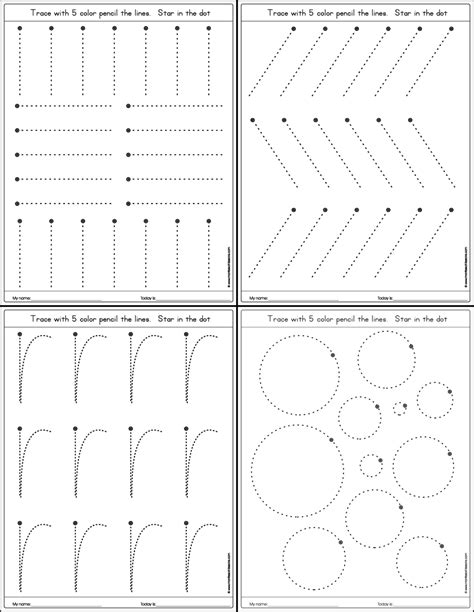 Dotted Line Letters For Tracing 860