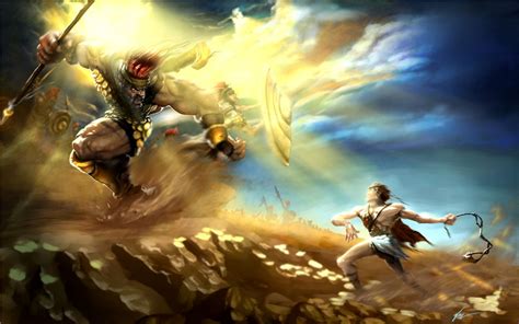 David And Goliath Wallpapers Wallpaper Cave