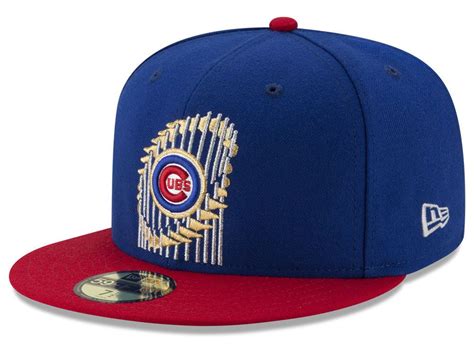 Chicago Cubs New Era Mlb World Series Trophy 59fifty Cap Chicago Cubs