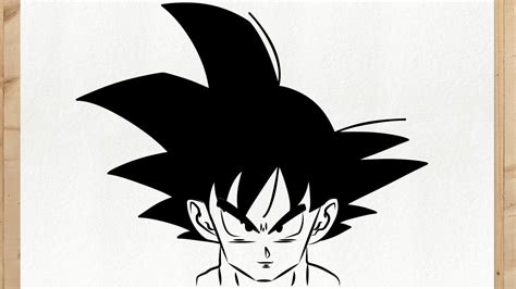 Como Dibujar La Cara De Goku Dragon Ball Paso A Paso Fácil Youtube