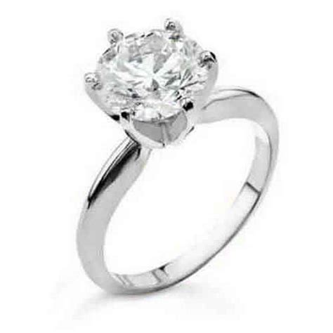 Select a time frame for the chart; 14k White Gold 1 Carat Solitaire Brilliant Round Cut ...
