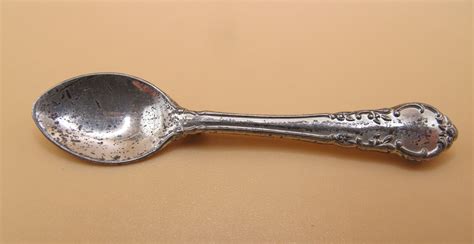 Vintage Sterling Silver Spoon Pin Brooch Etsy