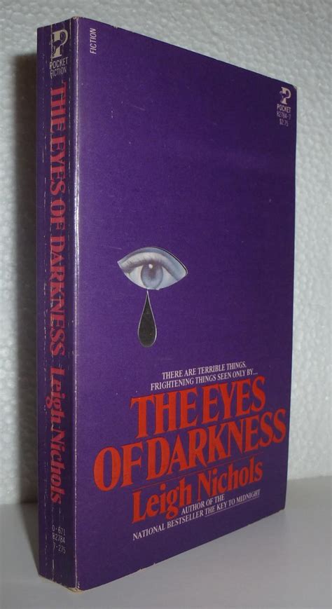 The Eyes Of Darkness By Nichols Leigh Near Fine Soft Cover 1981 1st
